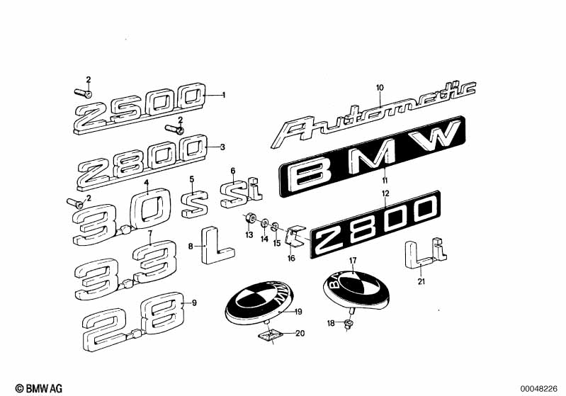 Emblems / letterings