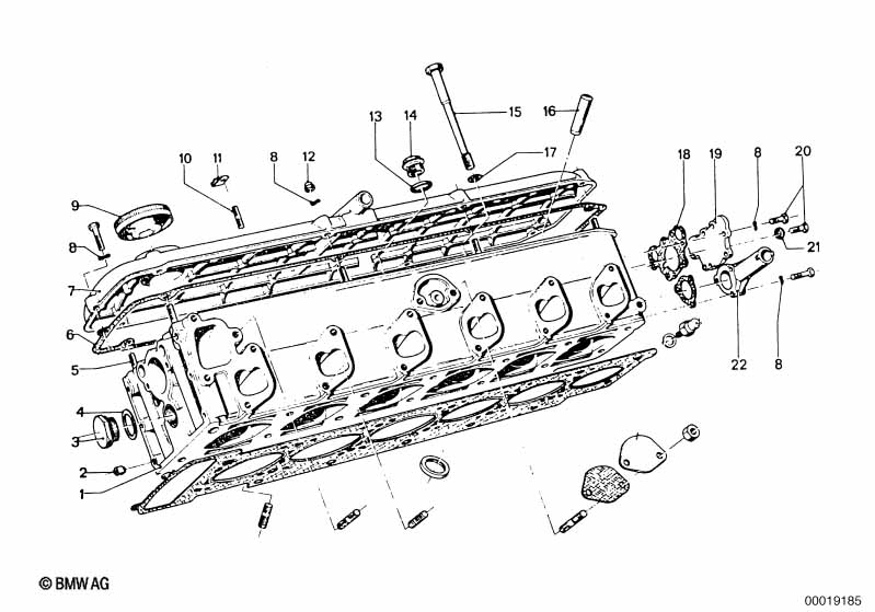 Cylinder head cover/Mounting parts