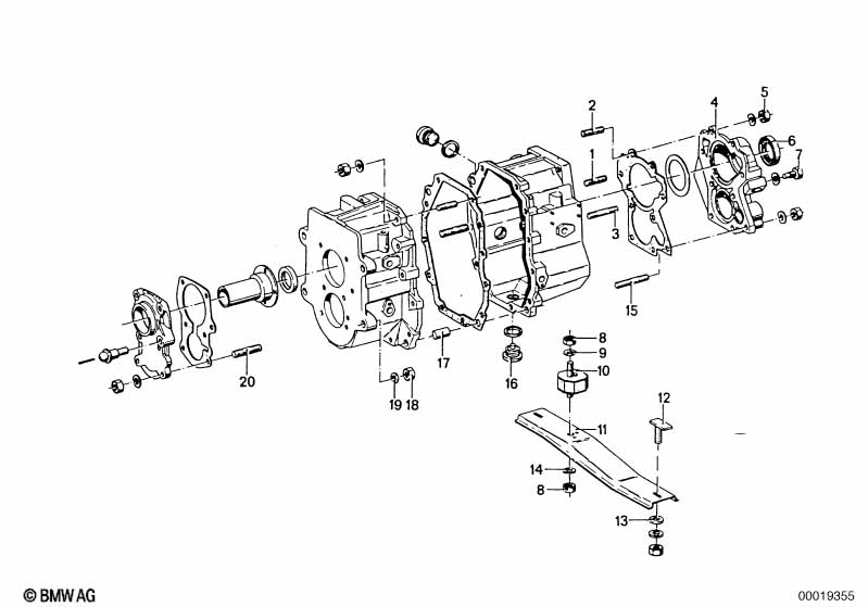 ZF s5-16 housing+attaching parts