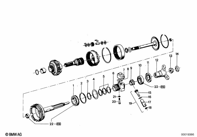 ZF 3hp20 planet wheel set