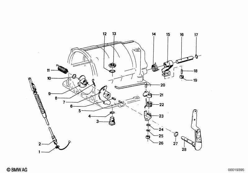 ZF 3hp20 gear shift/parking lock