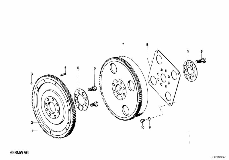 Crankshaft/flywheel