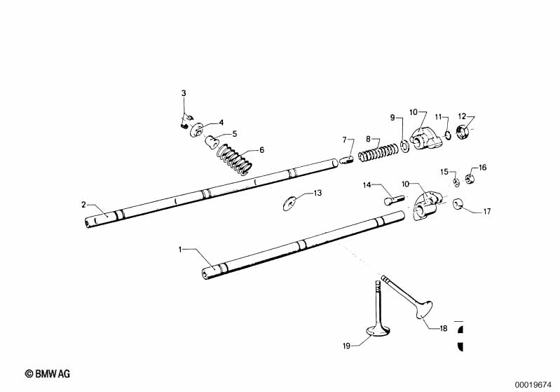 Timing gear - Intake valve/exhaust valve