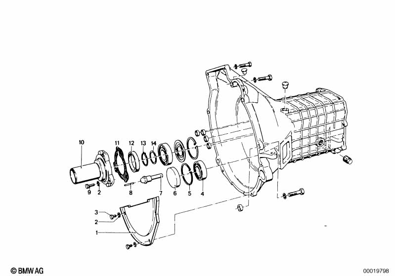 Getrag 242 housing+attaching parts