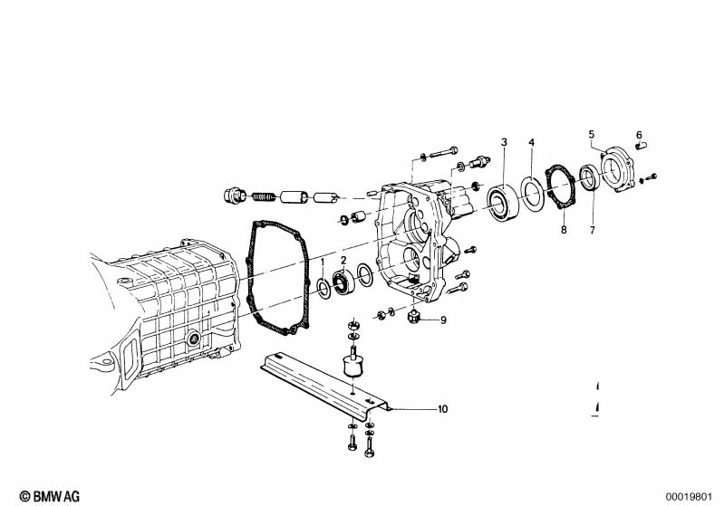 Getrag 242 housing+attaching parts