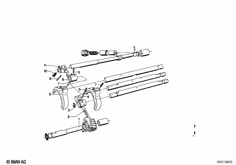 Getrag 242 inner gear shifting parts