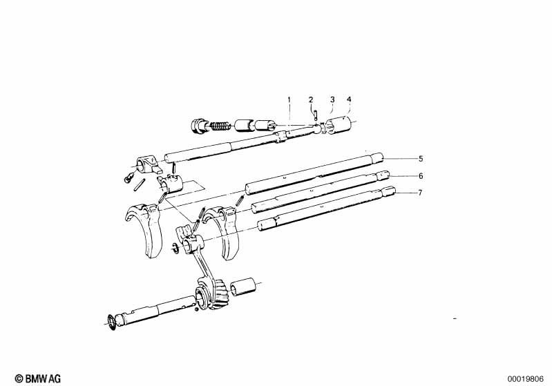 Getrag 242 inner gear shifting parts