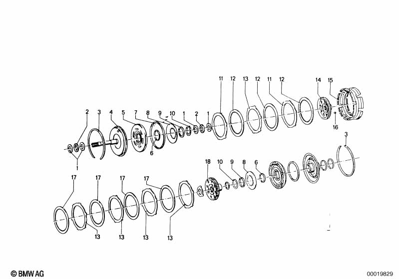 ZF 3hp12 drive clutch A/B