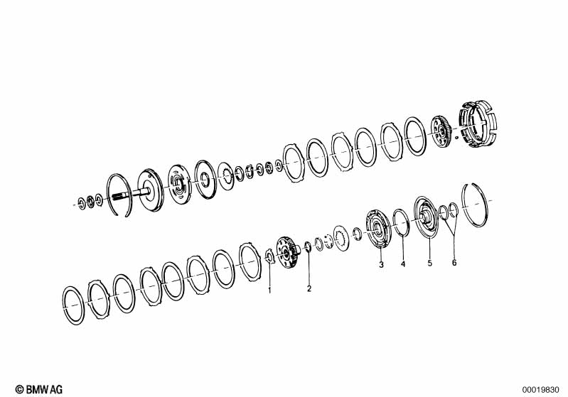 ZF 3hp12 drive clutch A/B