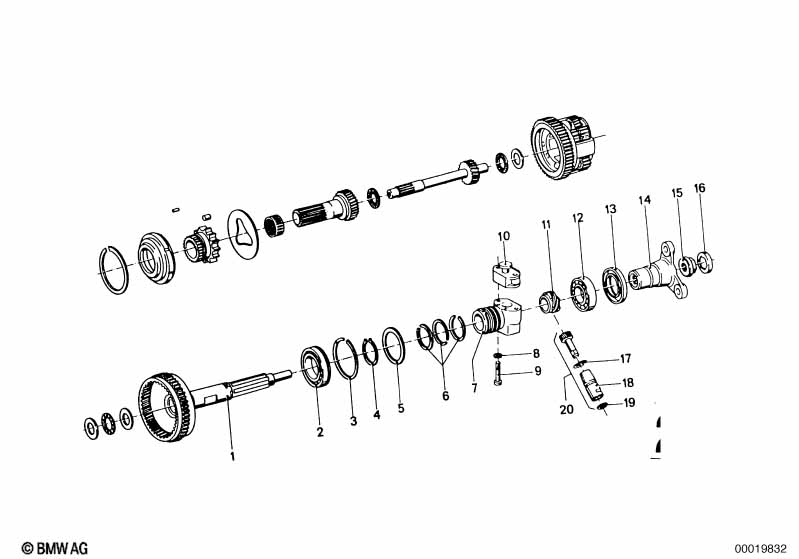 ZF 3HP12 Output/Speedometer drive