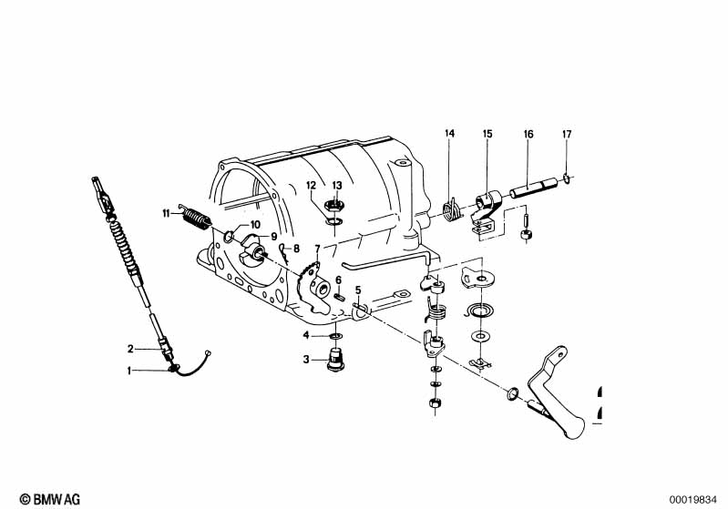 ZF 3hp12 gear shift/parking lock