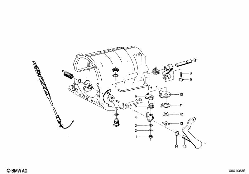 ZF 3hp12 gear shift/parking lock