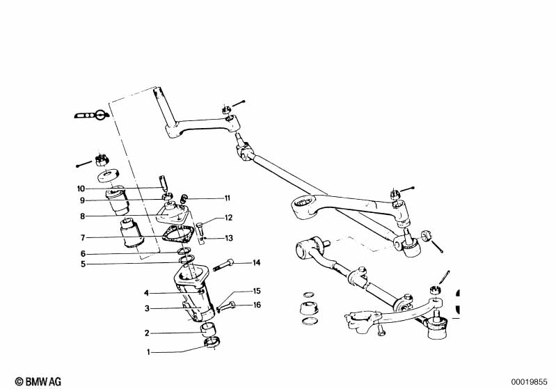 Steering box single components