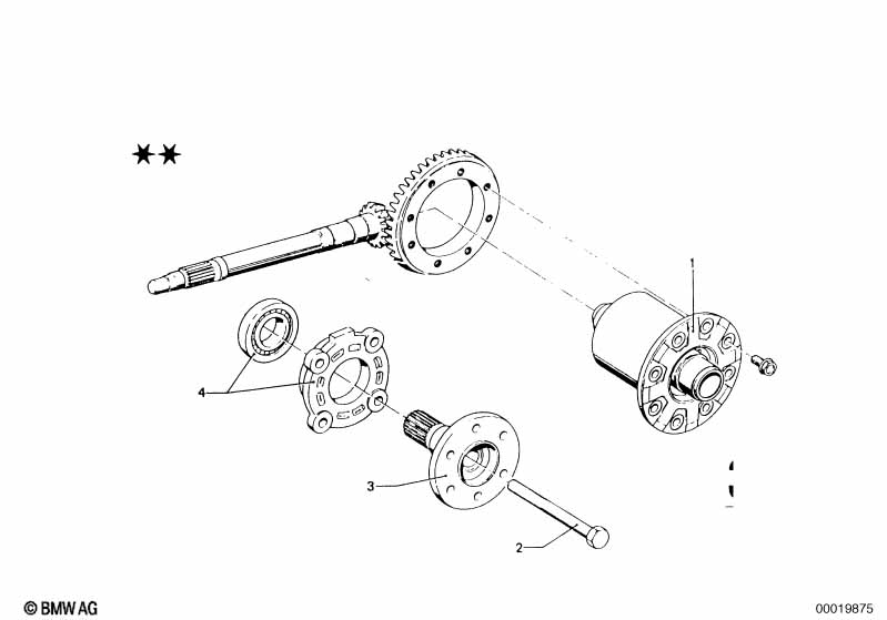 Differential-limited slip diff.unit