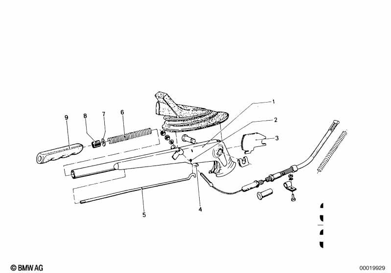 Parking brake/control