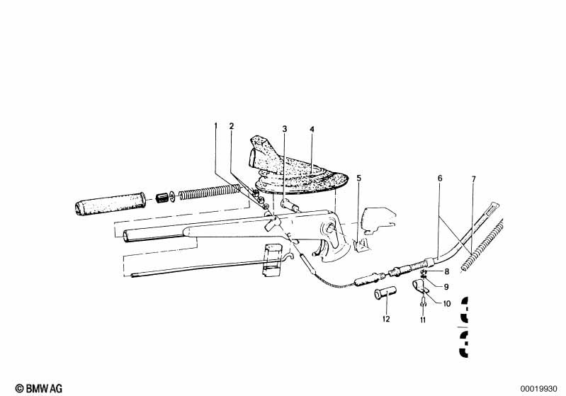 Parking brake/control