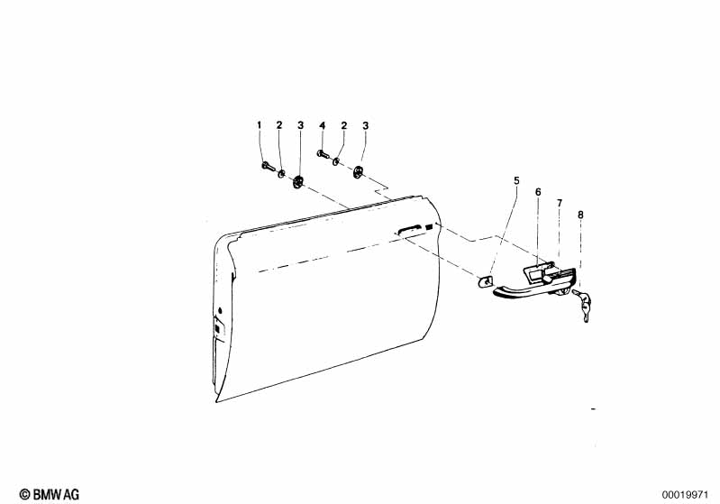 Front door control/door lock