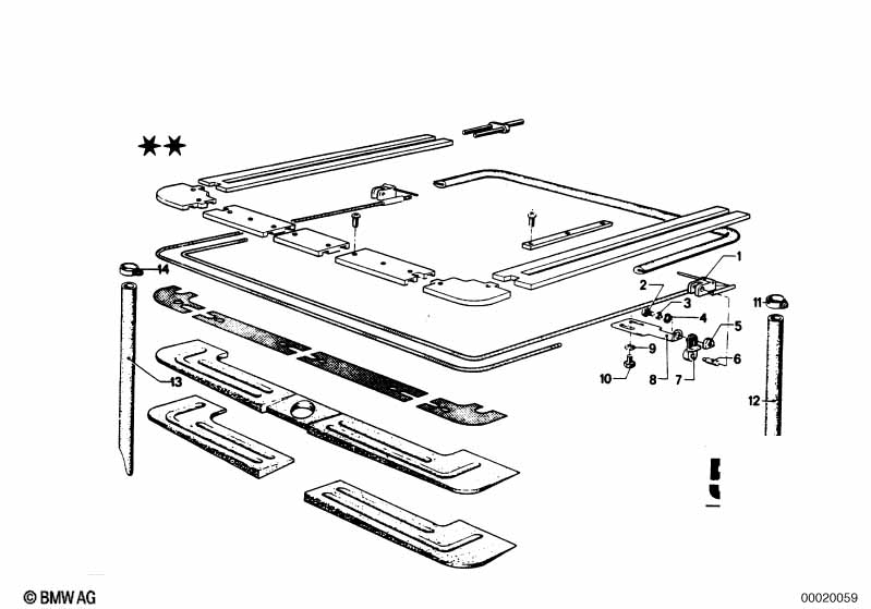 Sliding roof