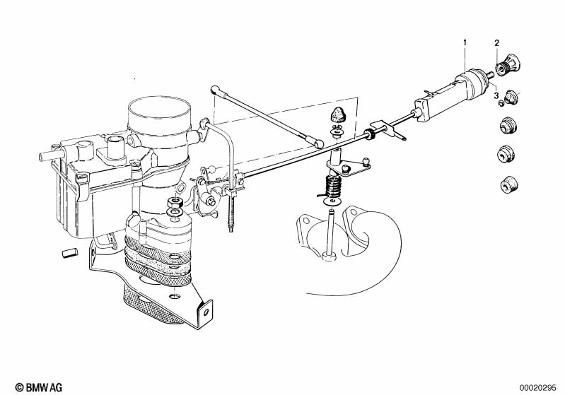 Carburetor mounting parts