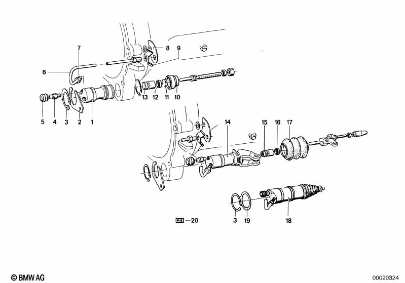 Clutch slave cylinder
