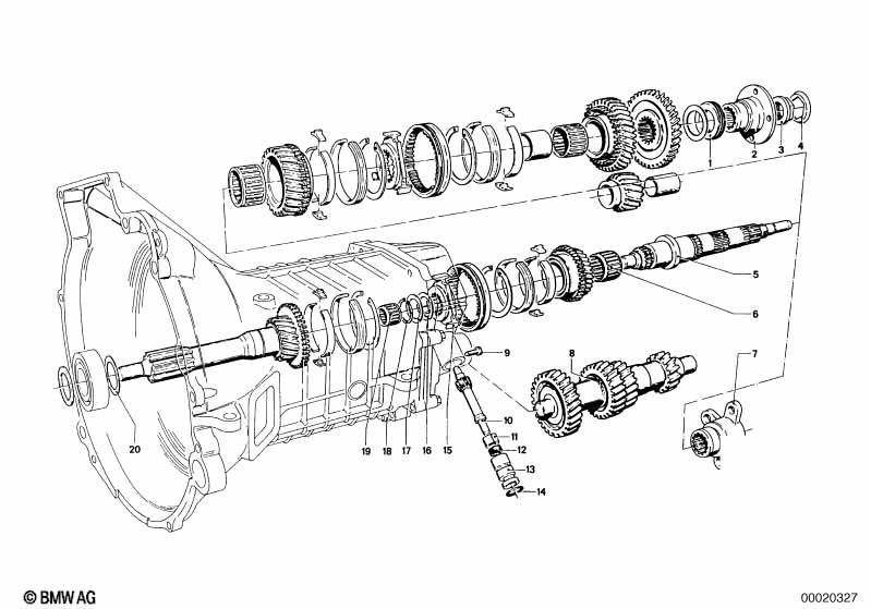 Getrag 242 gear wheel set,single parts