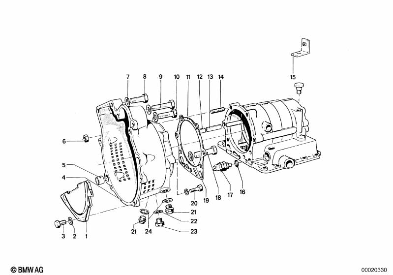 ZF 3hp12 housing parts/oil pan