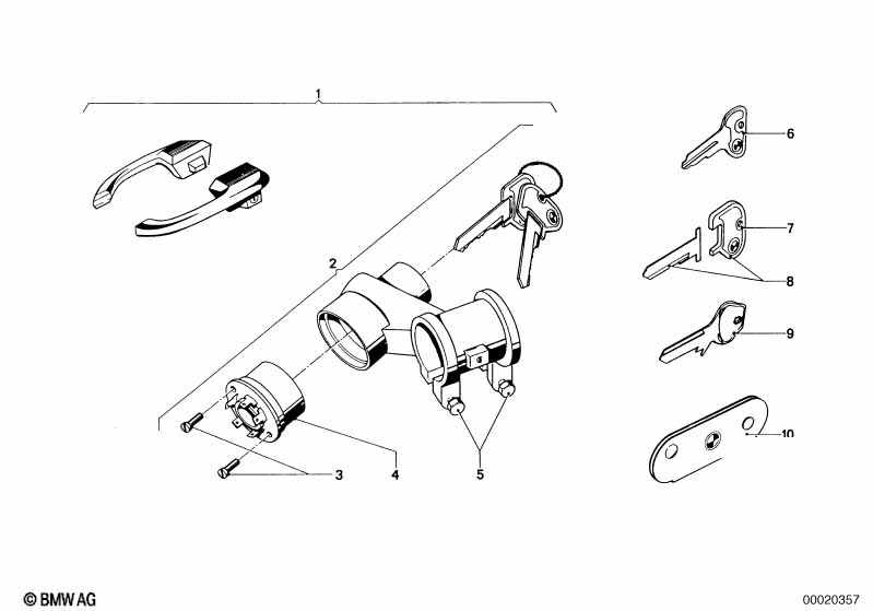 Steering lock/ignition switch