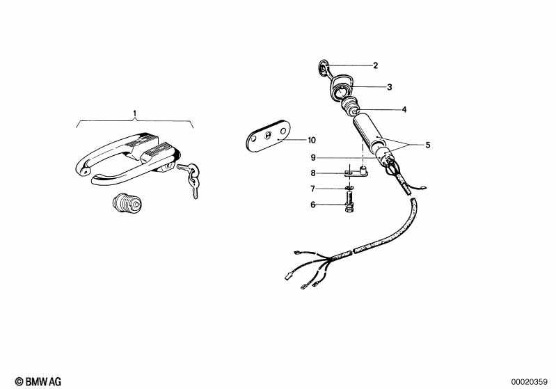 Steering lock/ignition switch