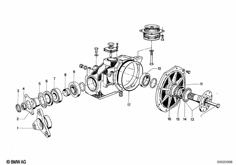 Rear-axle-drive parts