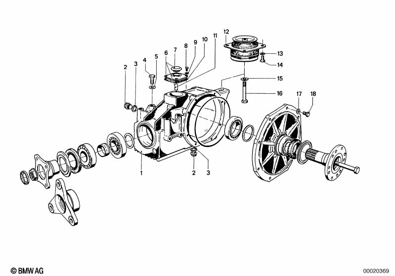 Rear-axle-drive parts