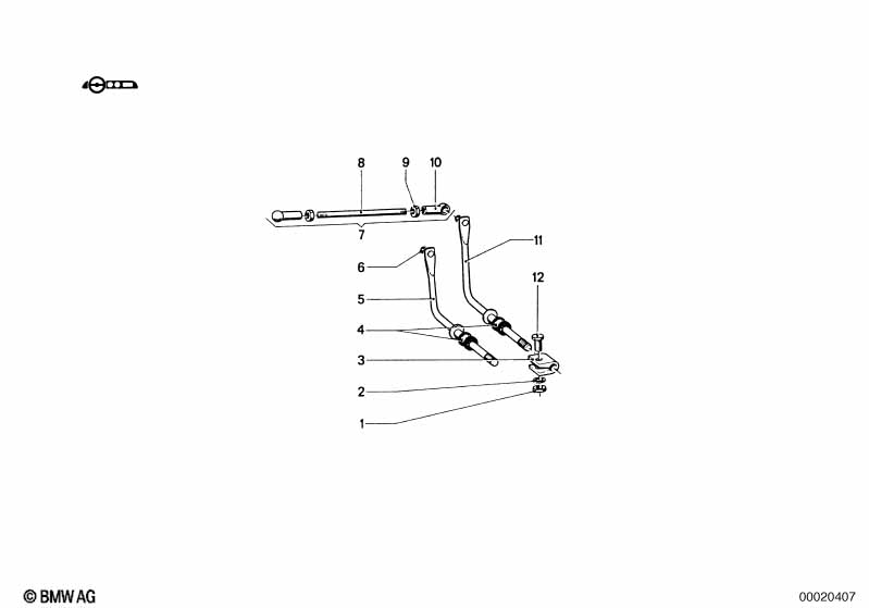Accelerator pedal/rod assy