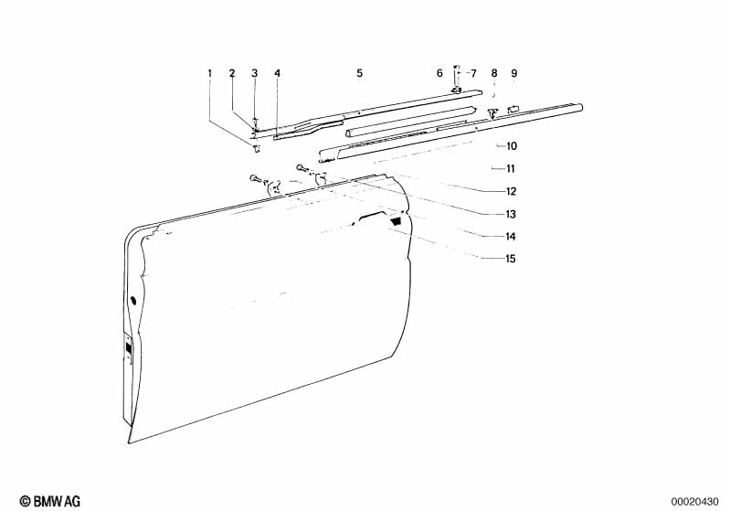 Front door-hinge/door brake