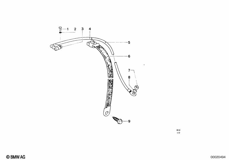 Battery cable/earth cable
