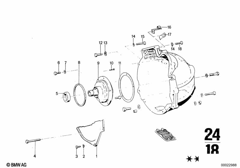 Bw 65 housing+attach.parts