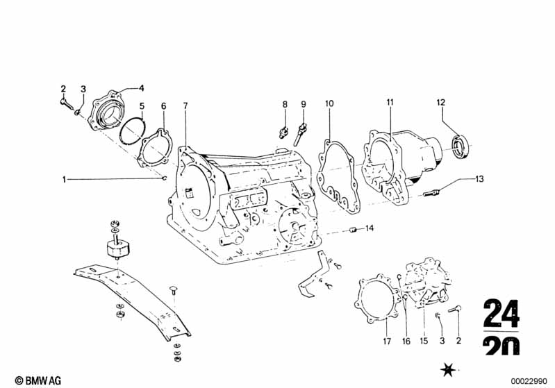 Bw 65 housing+attach.parts