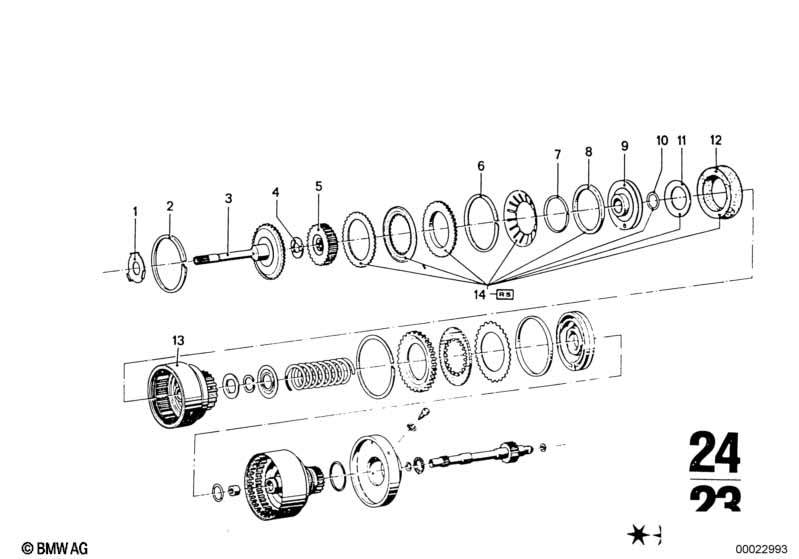 Bw 65 front clutch