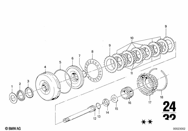 ZF 3hp22 drive clutch A