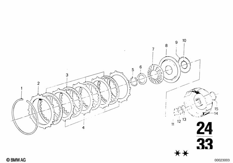 ZF 3hp22 drive clutch B