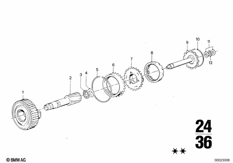 ZF 3hp22 planet wheel set