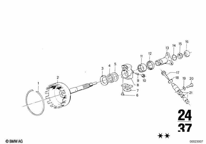 ZF 3hp22 output