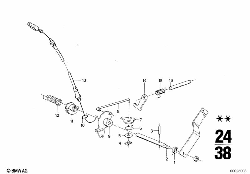 ZF 3hp22 gear shift/parking lock