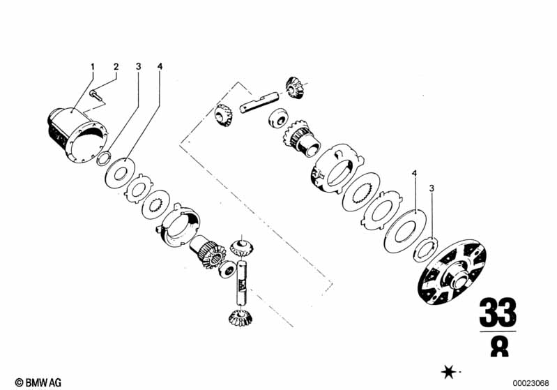 Final drive with differential
