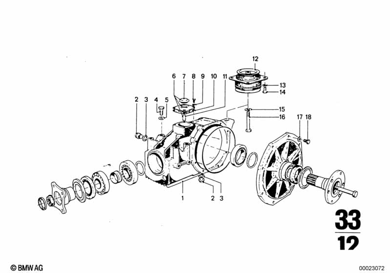 Rear-axle-drive parts