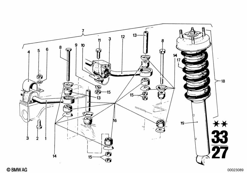Suspension, stabilizer bar