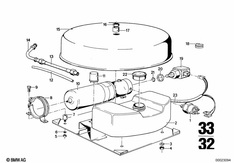 Levelling device/pump unit