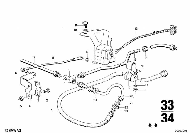 Levelling device/tubing rear