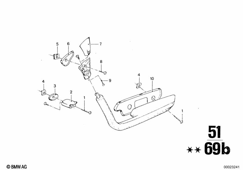 Armrest, rear