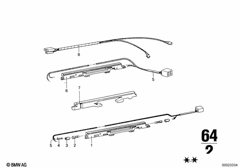 Heater-switch panel/wiring set