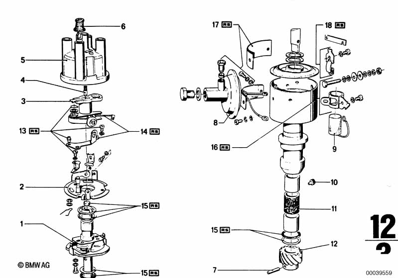 Distributor-single parts