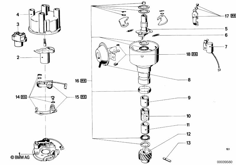 Distributor-single parts